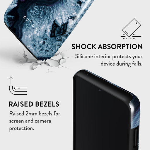 Frozen Lake - Gray Marble Samsung Galaxy A22 5G Case 4