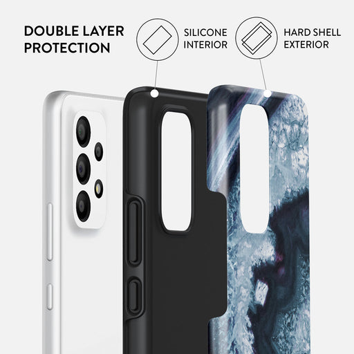Frozen Lake - Gray Marble Samsung Galaxy A53 Case 2