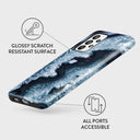 Frozen Lake - Gray Marble Samsung Galaxy A53 Case 3