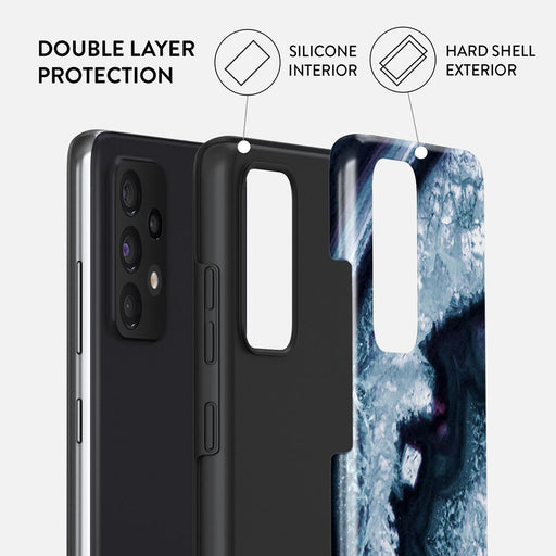 Frozen Lake - Gray Marble Samsung Galaxy A52 / A52S 4G / 5G Case 6
