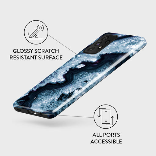 Frozen Lake - Gray Marble Samsung Galaxy A52 / A52S 4G / 5G Case 7