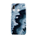 Frozen Lake - Gray Marble Samsung Galaxy A40 Case