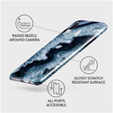Frozen Lake - Gray Marble Samsung Galaxy A40 Case 3