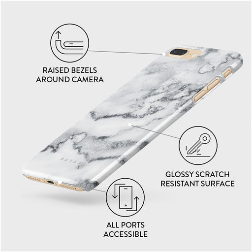 White Winter - Classy Marble iPhone 7 Plus / 8 Plus Case 3