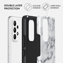 White Winter - Classy Marble Samsung Galaxy A33 Case 2