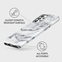 White Winter - Classy Marble Samsung Galaxy A33 Case 3
