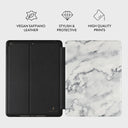 White Winter - Classy Marble iPad 10.2 (9th/8th/7th Gen) Case 3