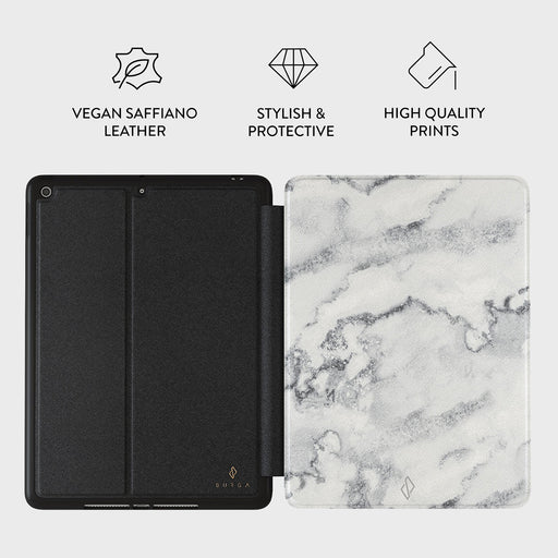 White Winter - Classy Marble iPad 10.2 (9th/8th/7th Gen) Case 3